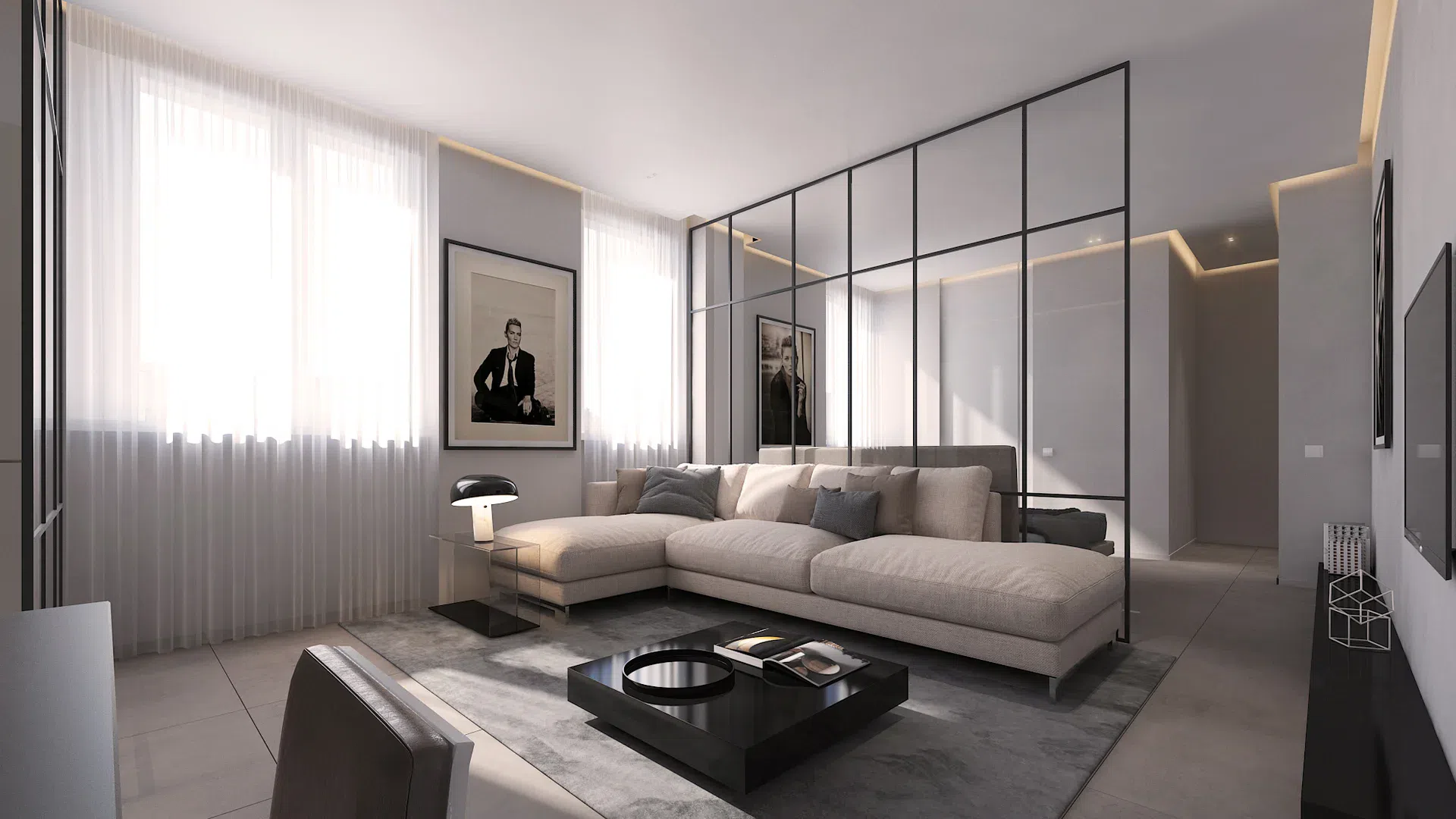 Boutique Apartments Milano living